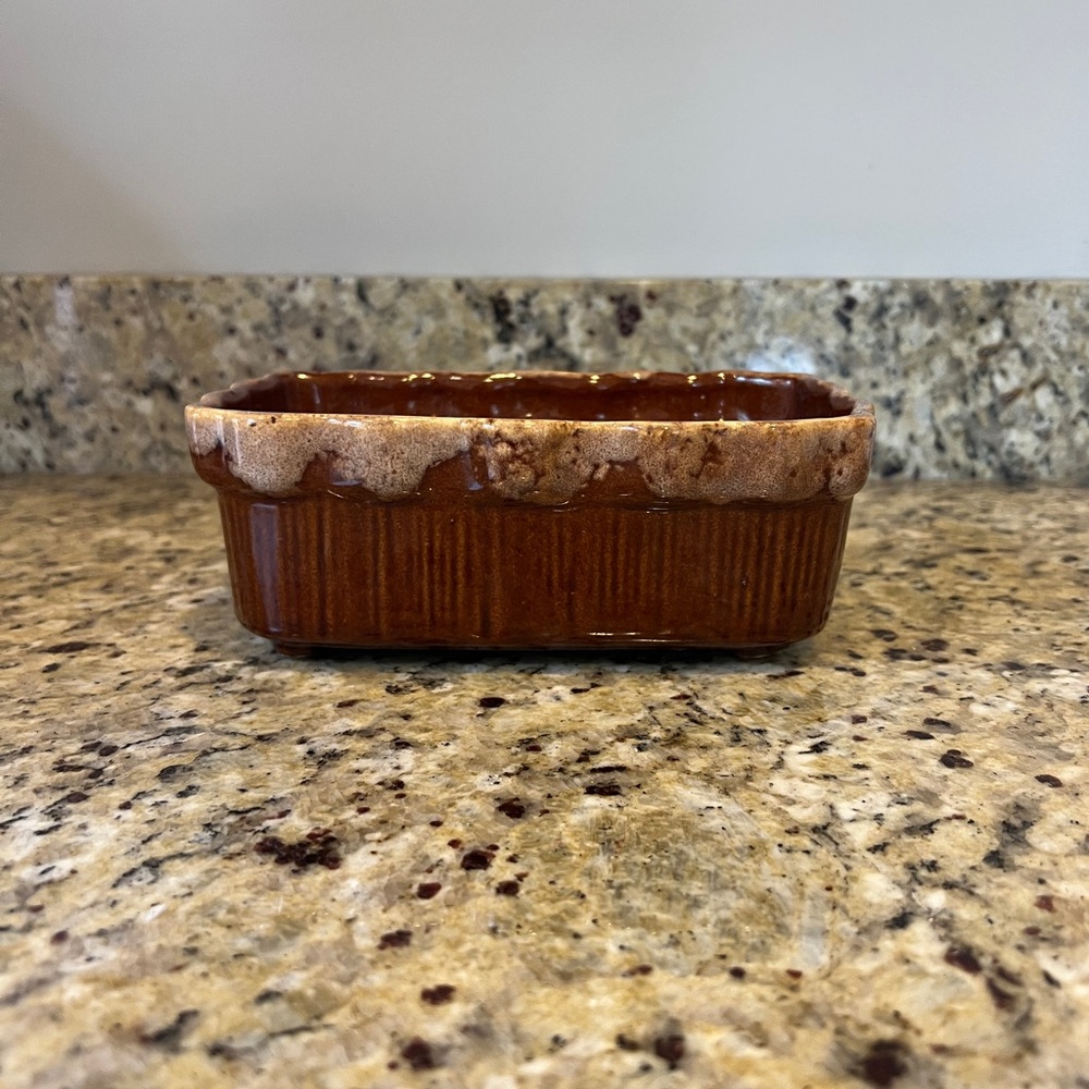 McCoy/Brush Drip Glaze Planter